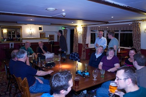 A few owners in the pub