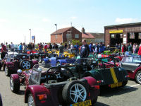 Only a few cars decided to make the open day