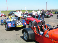 Steve Eglingtons car and two R6s