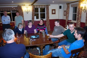 A few owners in the pub