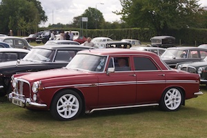 Rover P5 3.5 Litre with interesting wheels