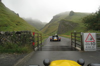 On a clear day there is a lovely view down the Winnats Pass