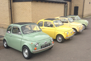 Quartet of Fiat 500s