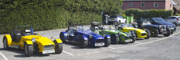 Cars Lined Up