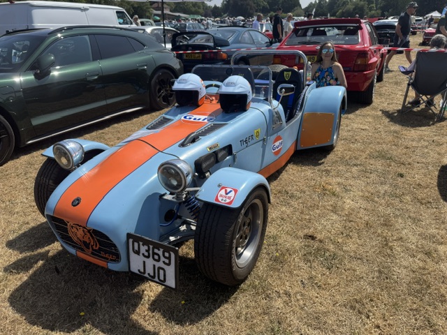 Parked at the show.