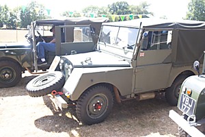 Land Rover with tongue sticking out?