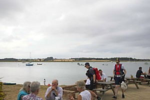 The river at the lunch stop